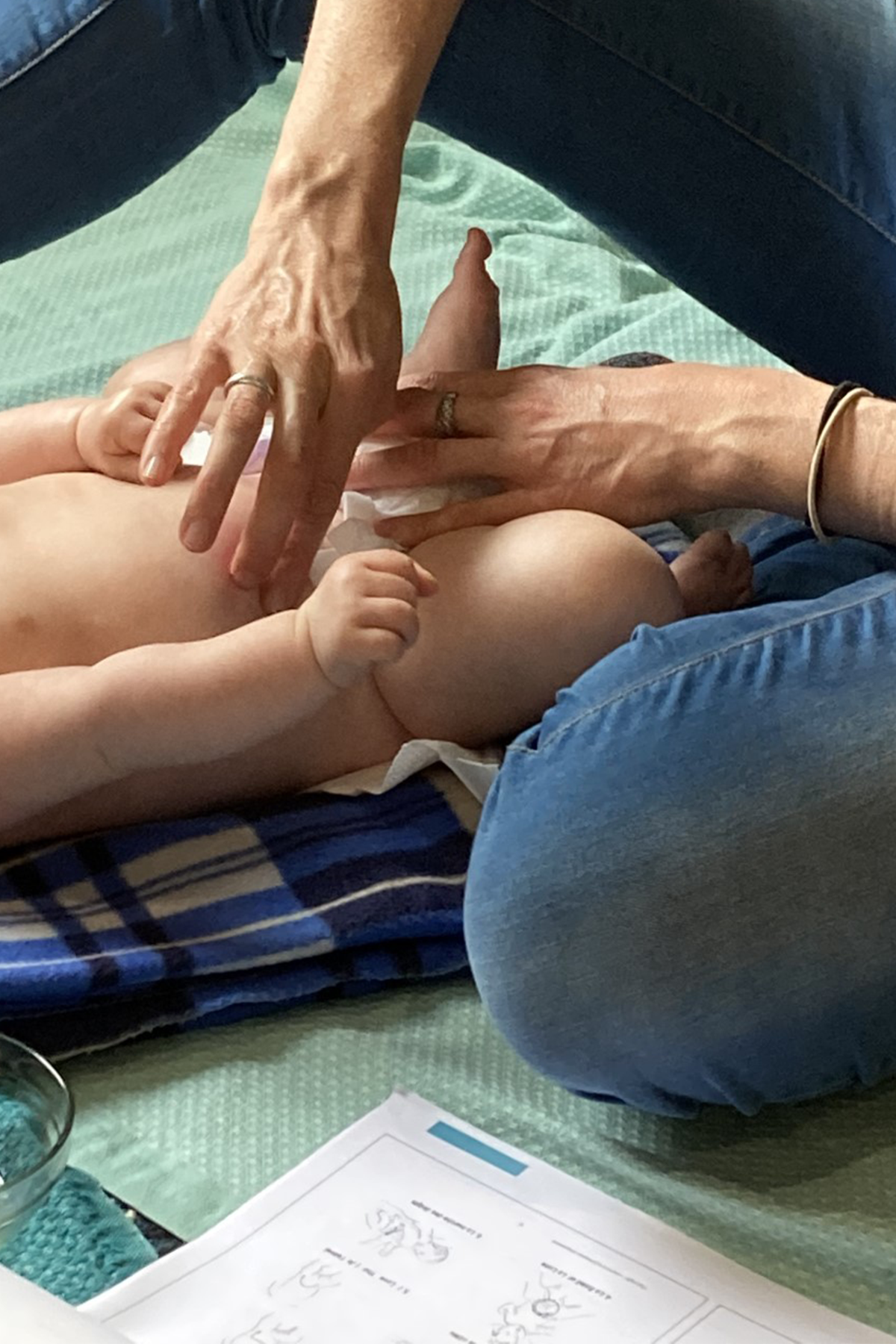 Massage bébé La Pause Parentale